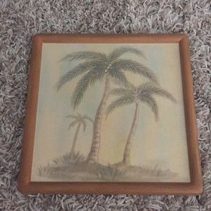 🌴 Palm Trees framed plaque 🌴🌴🌴